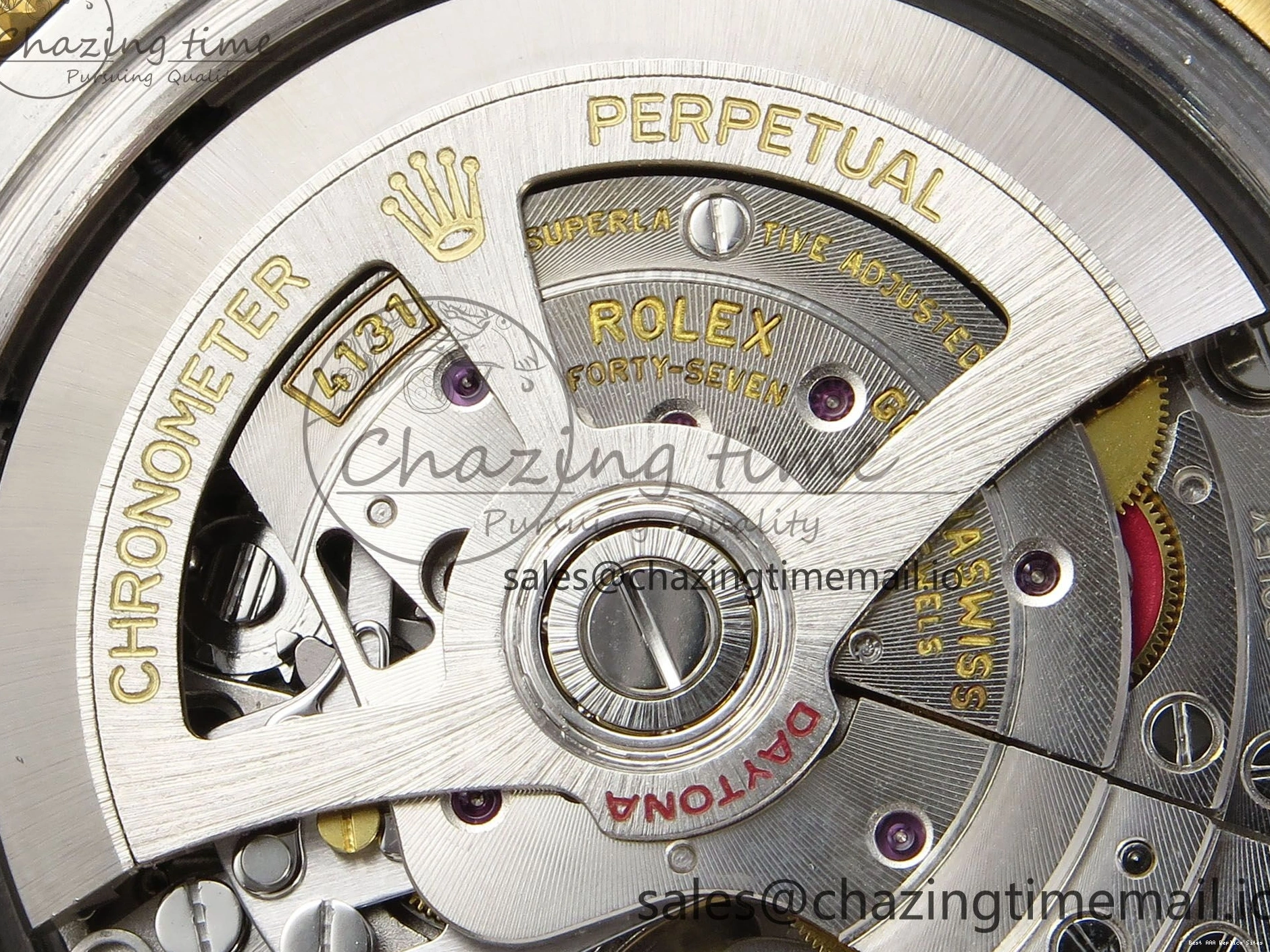 Good Copy Rolex Watches Best on Edition QF 721 V 1:1 Daytona AllSeason SH4131 YG SS Braclet White Dial 126503 1222